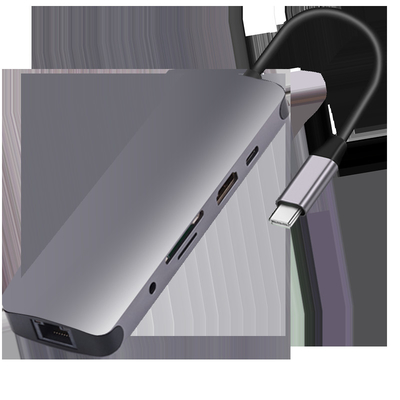 USB 3.0 Station USB C Hub Smart Adapter / Hub per schede di memoria con velocità di trasferimento dati di 5 Gbps