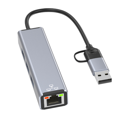 Compatto USB C Hub Adapter Laptop Usb Port Expander Usbc Hub Per Trasferimento Rapido Di Dati