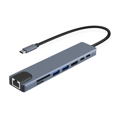 Rapido trasferimento dati lettore di schede di memoria in alluminio Fast Hub / Scheda di memoria Hub con stile affascinante