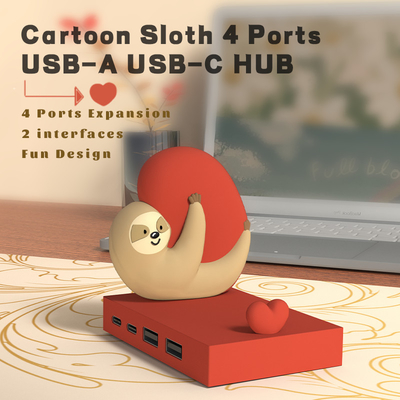 Stazione multifunzione usb c hub adattatore intelligente con lettore di schede di memoria