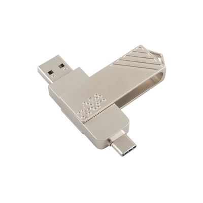 Tipo di metallo C in forma di torsione Fast Speed USB Flash Drive 3.0 e USB 2.0 e tipo C
