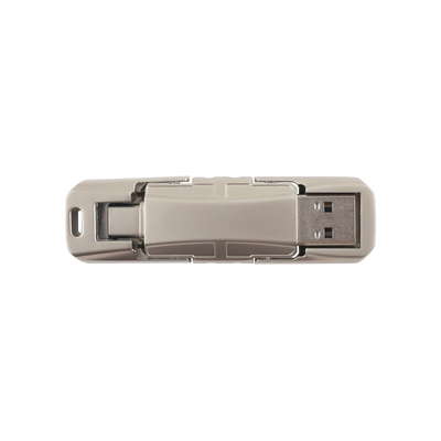 USB 3.0 e unità flash di tipo C con flash di grado metallico e logo personalizzato