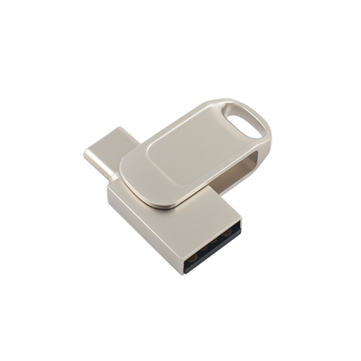 Dischi flash USB metallo doppio con protezione password e velocità compatibilità tipo C