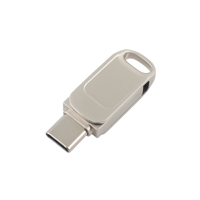 Good Laser Logo Corpo metallo argento Tipo C USB Flash Drive Supporto USB 3.0 3.1 3.2