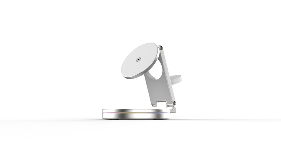 Caricabatterie magnetiche senza fili a rotazione a 360 gradi da 15W con cavo di tipo C 98.3*24.7*95.8mm