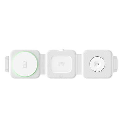 Caricabatterie magnetiche senza fili pieghevoli per iPhone iWatch e altro