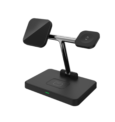 3 in 1 caricabatterie veloce carica wireless verticale per auricolari iPhone IWatch