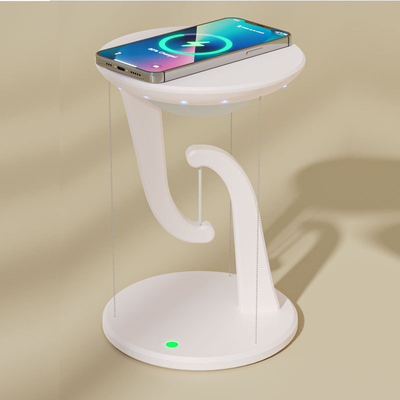 Caricabatterie wireless leggera con funzione di luce e di archiviazione di design pieghevole 9V/3A