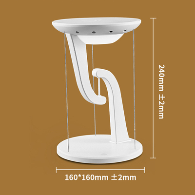 Caricabatterie wireless leggera con funzione di luce e di archiviazione di design pieghevole 9V/3A