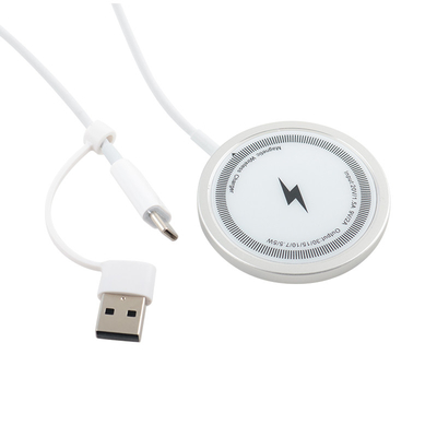 Dispositivi abilitati al Qi Caricabatterie wireless multifunzione ABS/Metal con supporto OEM Box e alta compatibilità