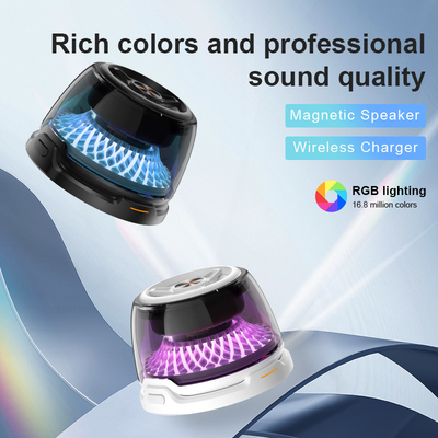5V/2.1A Input Fast Charge Pad di ricarica wireless con lampada a led / altoparlante