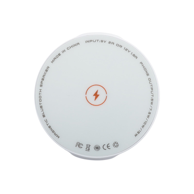 5V/2.1A Input Fast Charge Pad di ricarica wireless con lampada a led / altoparlante
