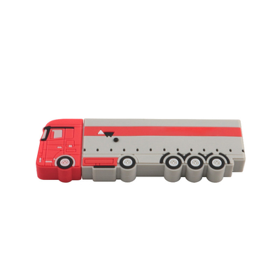 USB flash drive personalizzati in PVC o in silicone con forma di bus con precarico dati