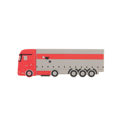 USB flash drive personalizzati in PVC o in silicone con forma di bus con precarico dati