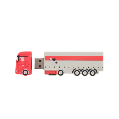 USB flash drive personalizzati in PVC o in silicone con forma di bus con precarico dati