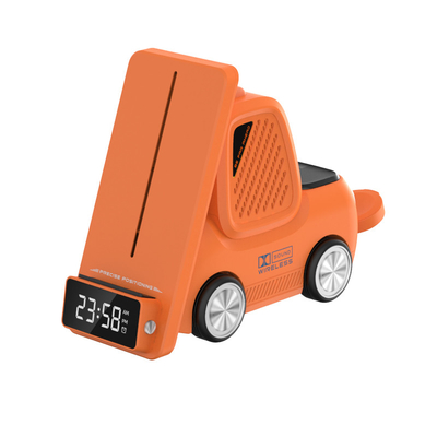 Pad di ricarica wireless da 15W con ABS all'interno e luce a LED per il telefono in colore corpo Bianco / Grigio / Arancio / Giallo