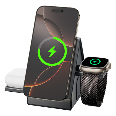 Bianco e grigio possono scegliere la ricarica rapida Pad di ricarica wireless OEM LOGO Supporto per LOGO