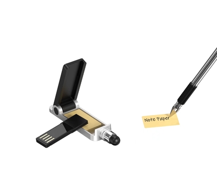 Speed Metal USB Flash Drive con Flash Test Tutti superati H2 o Beach32 Test Leggere 15-20MB/s Argento Personalizzato