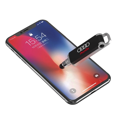 Speed Metal USB Flash Drive con Flash Test Tutti superati H2 o Beach32 Test Leggere 15-20MB/s Argento Personalizzato