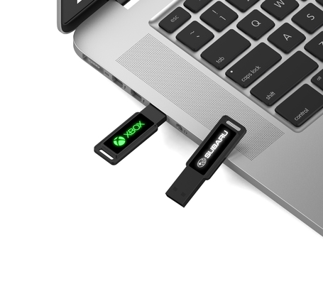Flash Drive ad alta velocità a cristallo USB con luce a LED brillante