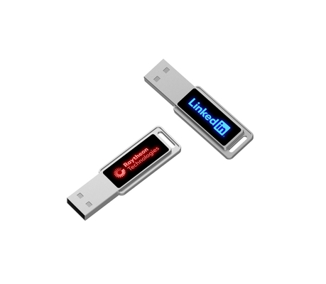 Flash Drive ad alta velocità a cristallo USB con luce a LED brillante