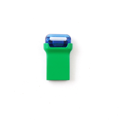 Color verde Mini USB 3.0 Metal USB Flash Drive rettangolare con chip flash di classe A