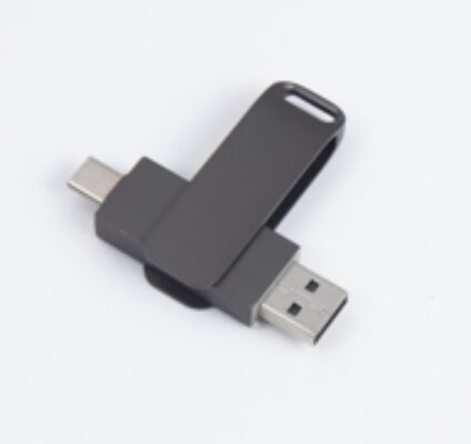 Pen drive USB 3.0 oro rosa con porta Type-C, compatibile con telefono e computer, 256GB 512GB