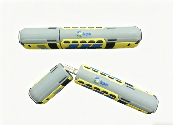 Personaggio di cartone animato a forma di treno USB flash drive di PVC