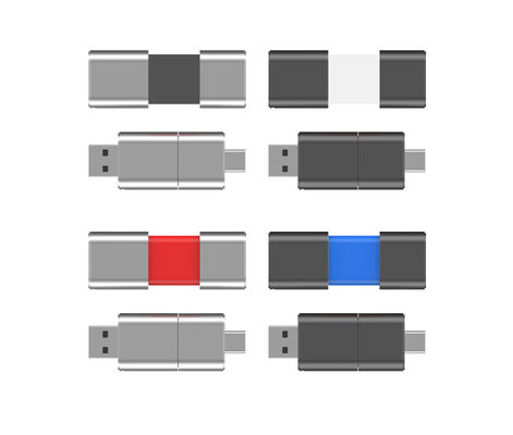Tipo di velocità rapida C con USB 3.0 e USB 2.0 Flash Drive Slide Match forma CE,FCC,ROHS