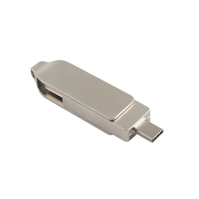 Colore argento corpo retrò con USB TYPE C 128 GB 256 GB USB ad alta velocità dimensioni 71,4 * 16,8 * 10,1 mm