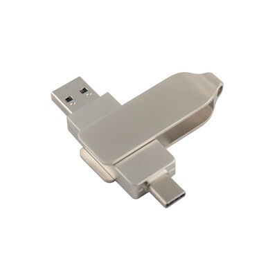 Colore argento corpo retrò con USB TYPE C 128 GB 256 GB USB ad alta velocità dimensioni 71,4 * 16,8 * 10,1 mm