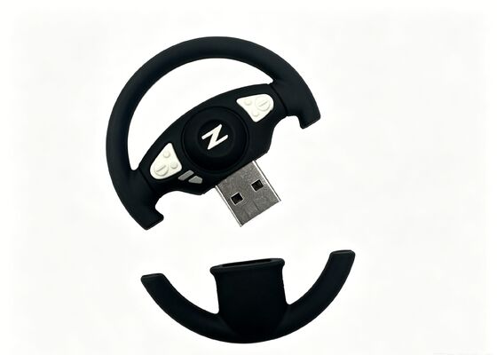 Stampo aperto con unità flash USB personalizzate con memoria USB a forma di volante per auto