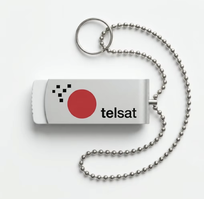 Memoria USB in plastica che fornisce 10 anni di conservazione dei dati, perfetta per il trasferimento dati professionale e USB in plastica con portachiavi
