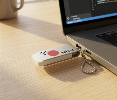 Memoria USB in plastica che fornisce 10 anni di conservazione dei dati, perfetta per il trasferimento dati professionale e USB in plastica con portachiavi
