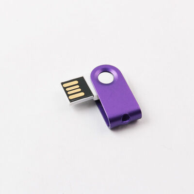 La custodia Meta per unità flash di memoria USB in metallo da 4 GB 8 GB 16 GB 32 GB 64 GB può ruotare di 360 gradi