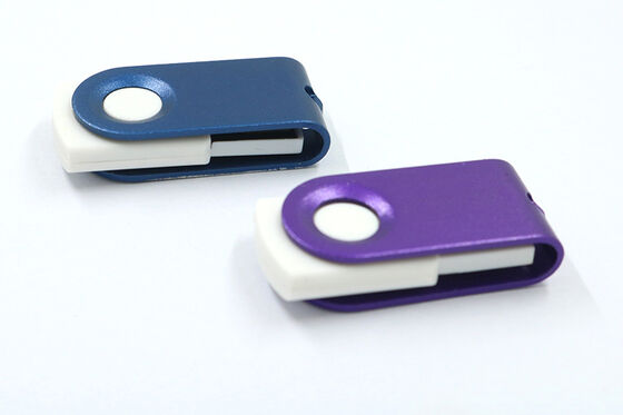La custodia Meta per unità flash di memoria USB in metallo da 4 GB 8 GB 16 GB 32 GB 64 GB può ruotare di 360 gradi