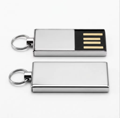 Disco flash usb di metallo di lega di zinco lucido con chip flash HY adatto per esigenze di trasferimento dati veloci e sicuri