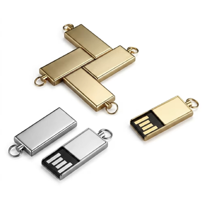 Disco flash usb di metallo di lega di zinco lucido con chip flash HY adatto per esigenze di trasferimento dati veloci e sicuri