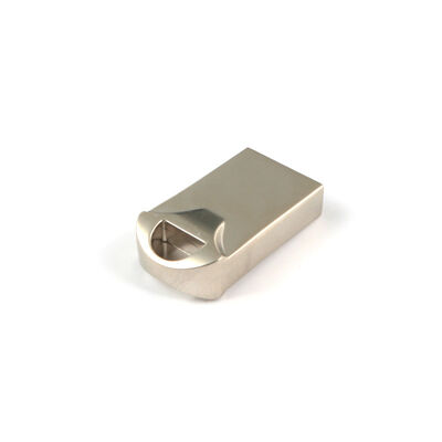 Silver With Shiny Metal USB Flash Drive Fast Data Transfer Speeds Durable Metal Casing Suitable for Secure Data Storage