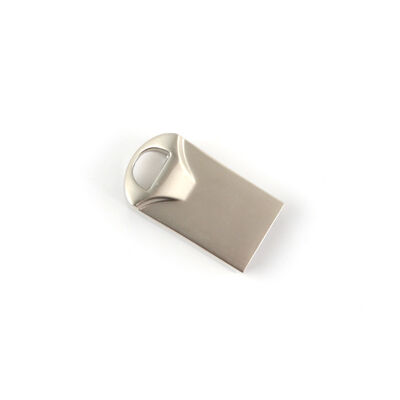 Silver With Shiny Metal USB Flash Drive Fast Data Transfer Speeds Durable Metal Casing Suitable for Secure Data Storage