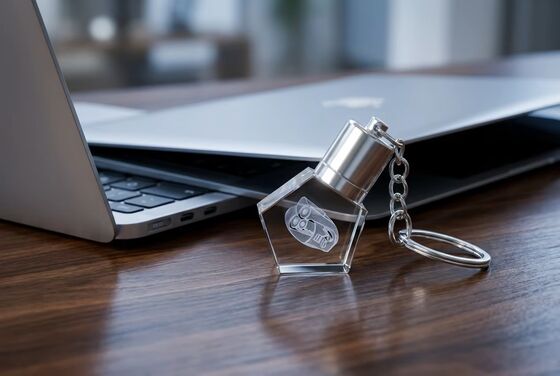 A forma di bottiglia Chiavetta USB in cristallo 3.0 Velocità di trasferimento veloce Design durevole Logo con incisione su lattina di cristallo