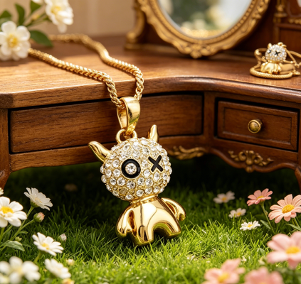 Chiavetta USB con collana a forma di gatto, logo personalizzato e memoria, ottimo come regalo per le feste