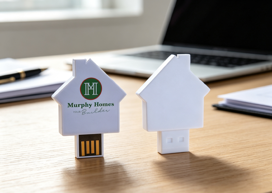 Memoria USB per carta di credito regalo con chiavetta USB in carta a forma di casa Chiavetta USB palstic