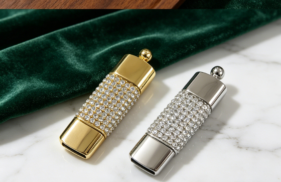 Transparent Clear Crystal USB Stick Offre fino a 5 Gbps velocità di trasferimento dati impermeabile Portatile duraturo dispositivo di archiviazione regalo della signora