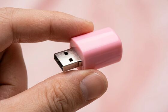 Chiavetta USB in plastica da 1 GB, colore blu opzionale, crittografia AES a 128 bit, leggera e resistente, adatta per l'uso quotidiano