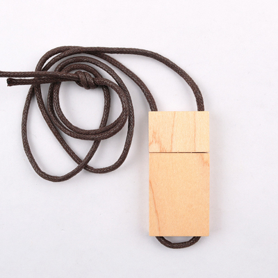 chiavetta USB di legno dell'acero di 16GB 32GB 64GB con velocità veloce di USB 3,0 della corda