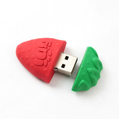 Il cioccolato sveglio della fragola dell'anguria del bastone di USB della muffa aperta del PVC ha modellato