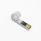 Memory stick a forma di di USB 2.0 del laser Logo Silver della chiavetta USB del metallo del fischio