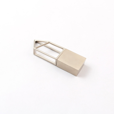 Chiavetta USB 2,0 di Logo Prismatic Metal della stampa laser dell'OEM passata a prova H2