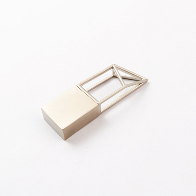 Chiavetta USB 2,0 di Logo Prismatic Metal della stampa laser dell'OEM passata a prova H2